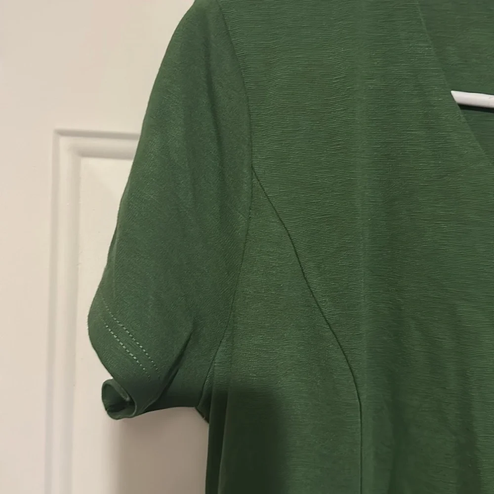 BNWT ZALALUS ZIPPY DARK GREEN SCRUNCHY DRESS - Picture 3 of 7